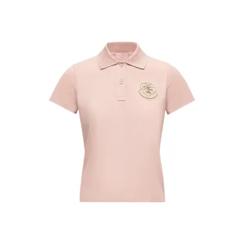 Moncler Polo Shirts Women's Light Pink