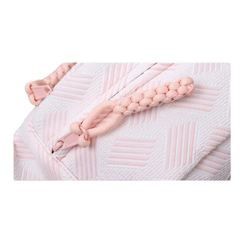 Techson Nylon Sling Bag Regular Unisex Beige Yellow/Pink-5