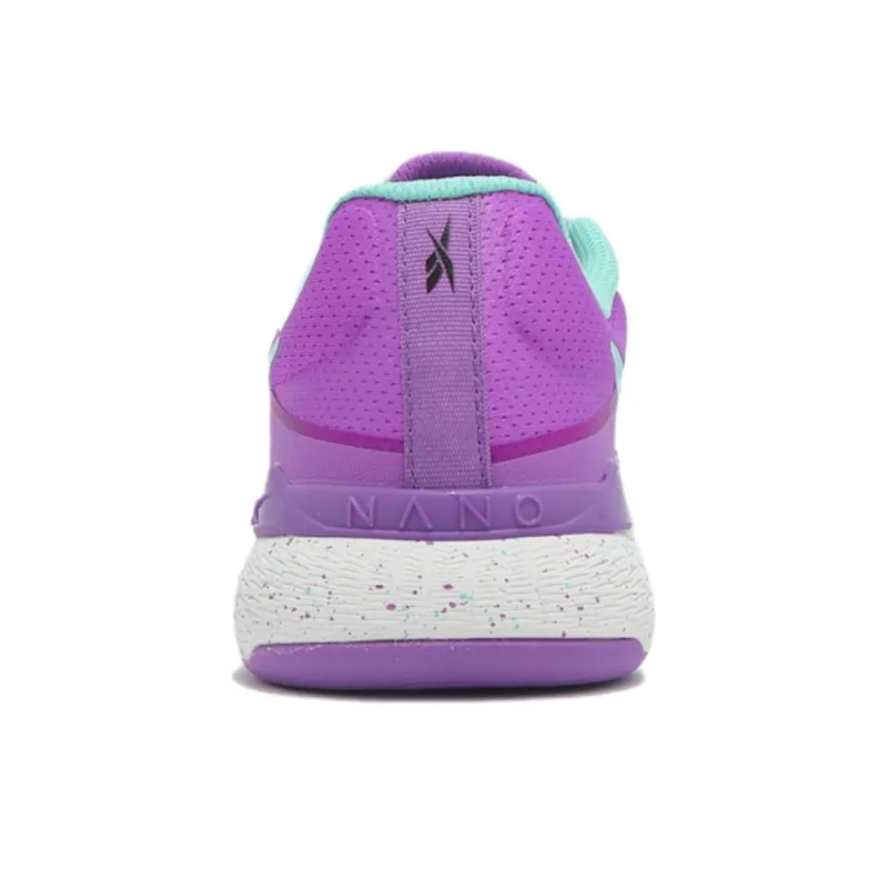 Reebok Nano X5 Abrasion Resistant Low Top Training Shoes Women's Purple White-3
