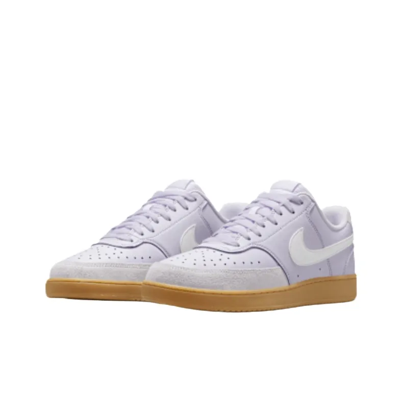 Nike Court Vision Low Top Skateboard Shoes Men's Purple-2
