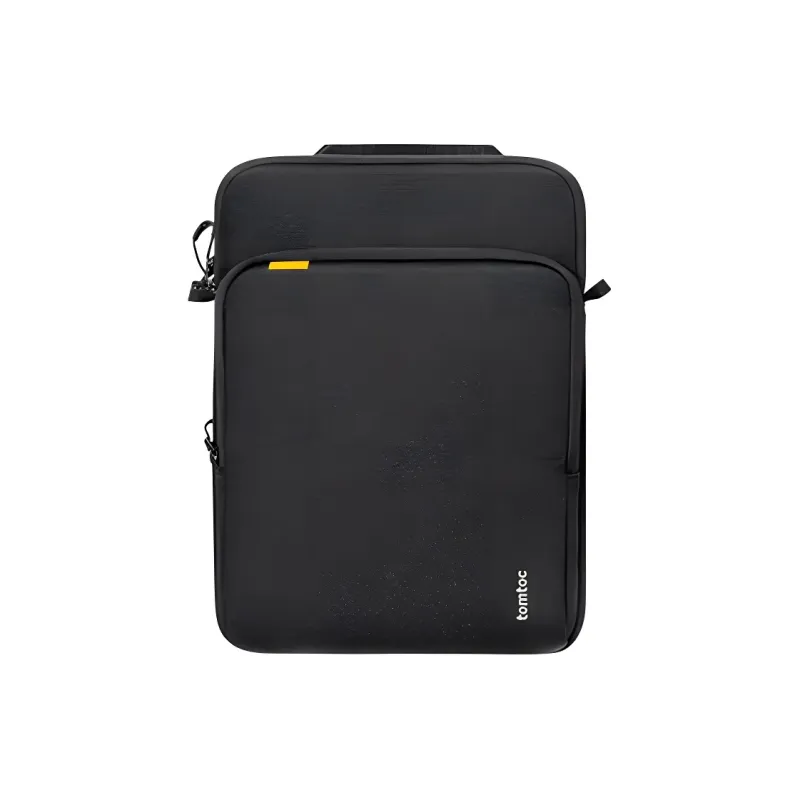Tomtoc Polyester Shoulder Bag Regular Unisex Classic Black-0