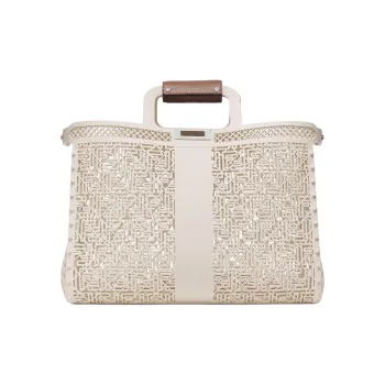 FENDI Recycled Plastic Handbag Men's White