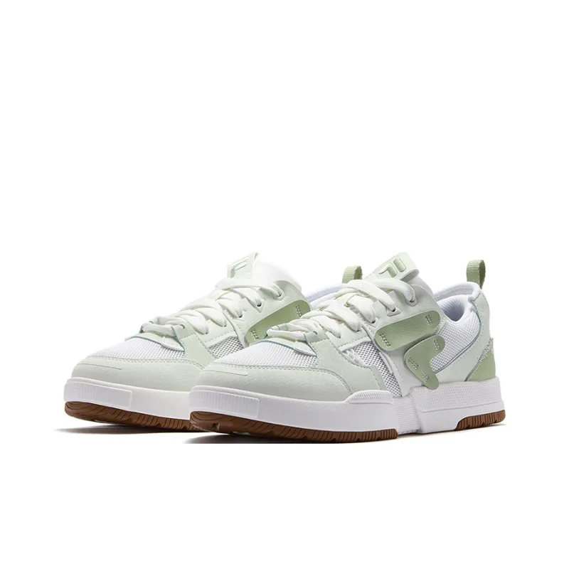 FILA FUSION GEOMETRY Geometric Shoes Low Top Skateboard Shoes Women's Green Velvet-1