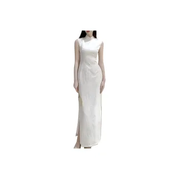 Mu Xiao Xin Cheongsams Women's White
