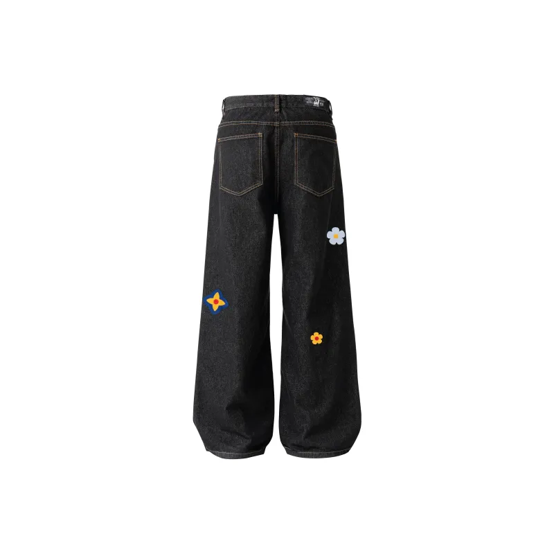 XINYINSU 25SS Jeans Unisex Black-9