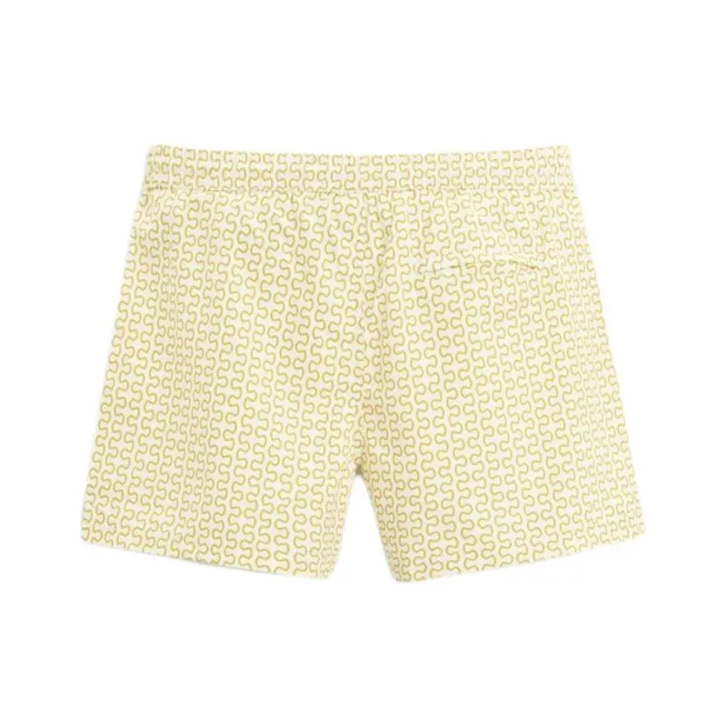ZARA Swimming Shorts Men Yellow Green-1