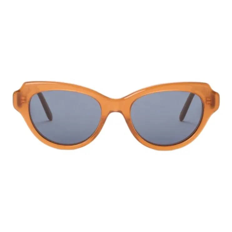 LOEWE Acetate Metal Cat Eye Sunglasses Women's Yellow-1