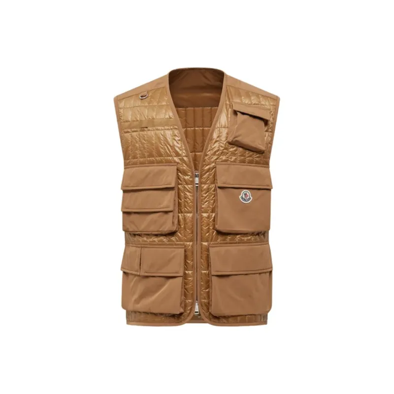 Moncler Vests Men Beige-0
