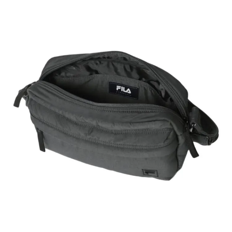 FILA Cotton Shoulder Bag, Crossbody Bag Trumpets Unisex Charcoal Gray-1