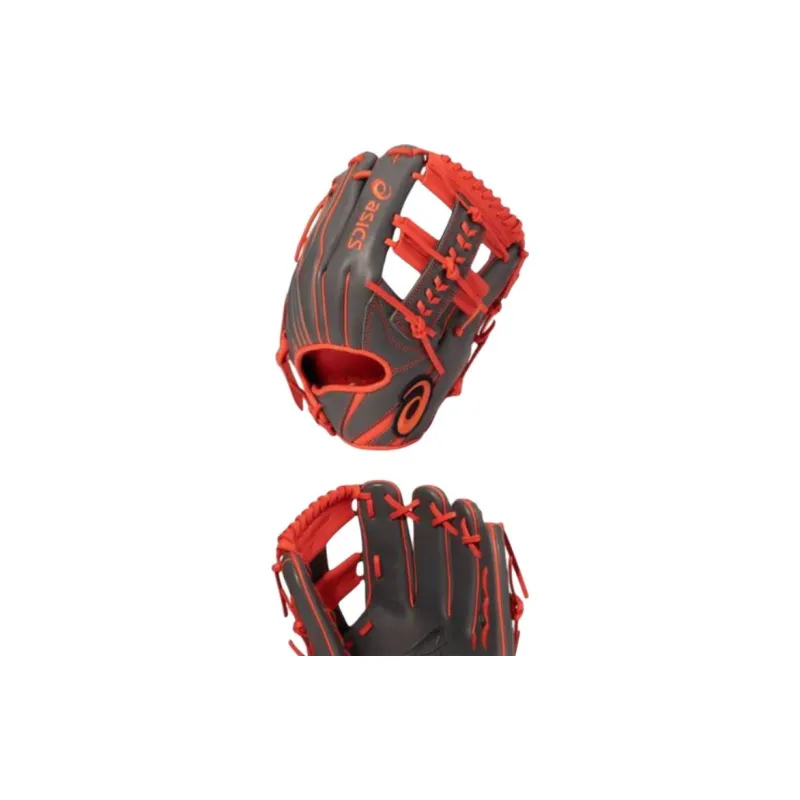 Asics Baseball Gloves Pitching Glove Leather Unisex Red-1