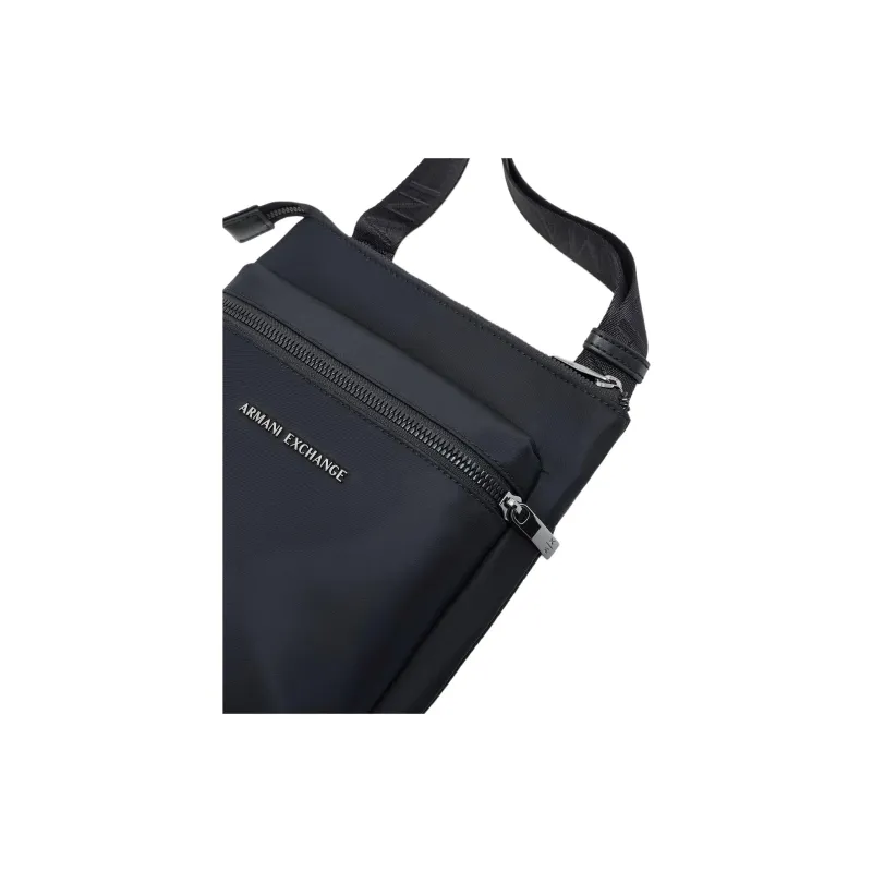 ARMANI EXCHANGEAE Polyamide Shoulder Bag, Crossbody Bag Men's Black-4