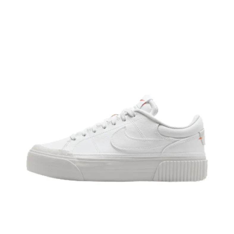 Nike Court Legacy Low Top Skateboard Shoes Women's White-0