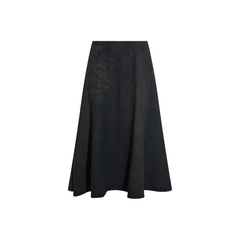 DIESEL FW25 Casual Long Skirt Women's Blue-0
