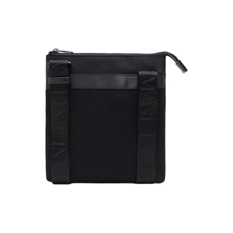 ARMANI EXCHANGEAE Polyamide Shoulder Bag, Crossbody Bag Men's Black-2