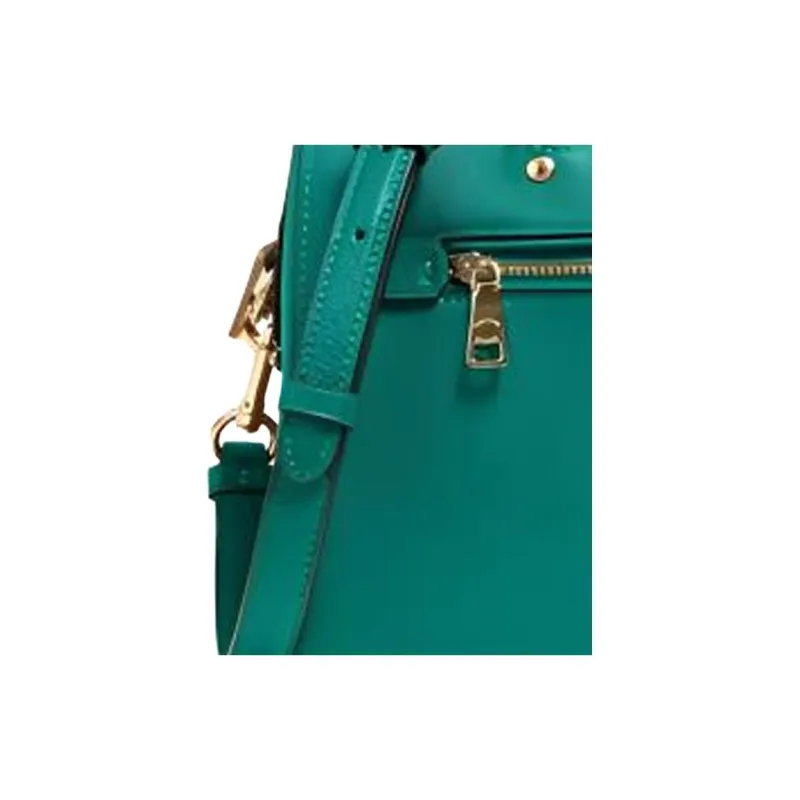 COACH Rowan Leather Handbag Medium Size Women's Emeralds-4