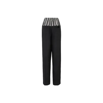 FENDI Stripe Printed Cigarette Trousers