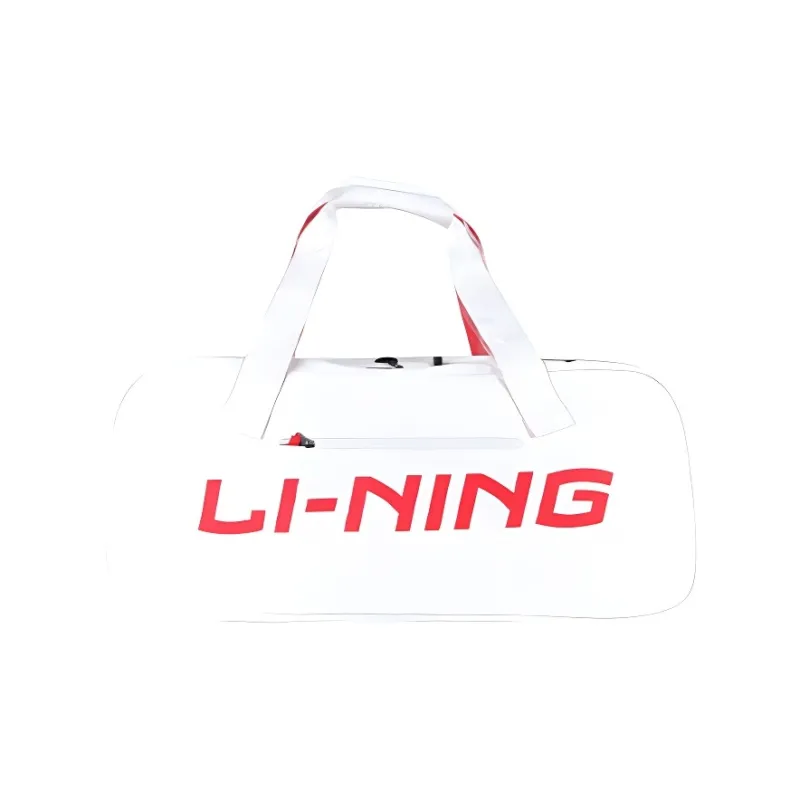 LiNing Badminton Racket Bags 3-6 Sticks Shoulder Bag White Unisex-2