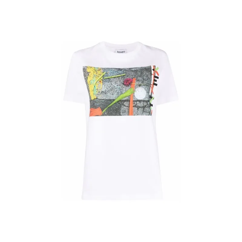 KENZO SS22 Regular T Shirt Women's White-0
