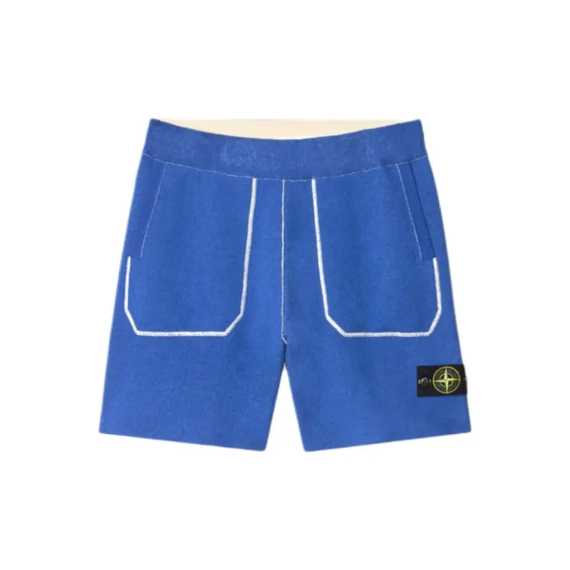 STONE ISLAND Casual Shorts Men's Bright Blue-0