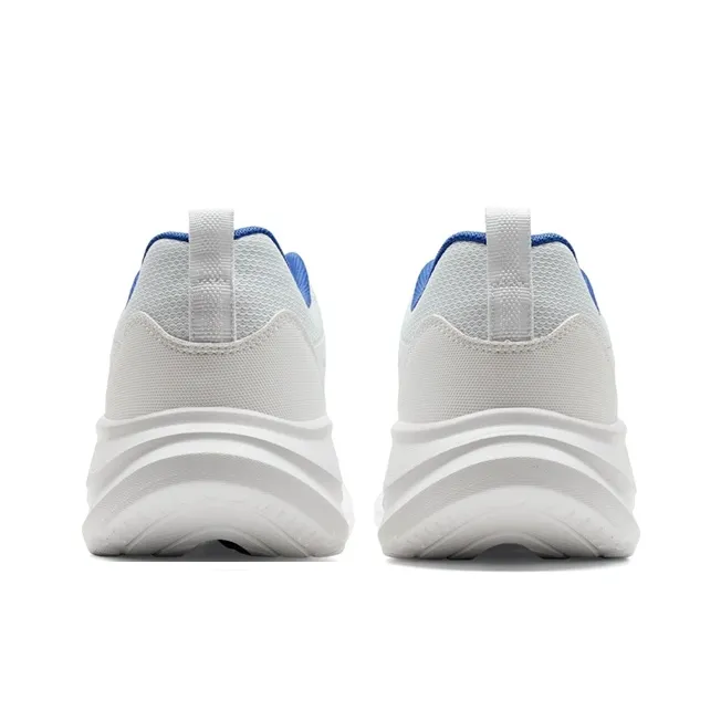 XTEP Cushioning And Breathable Low Top Casual City Commute Running Shoes Men's White Blue-4