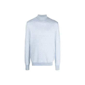 BALMAIN Sweaters Men Light Blue