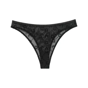 Marine Serre Underpants Women's 1 Pack Black