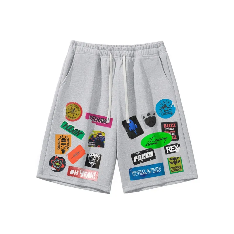 Disney Toy Story Series Casual Shorts Unisex-3