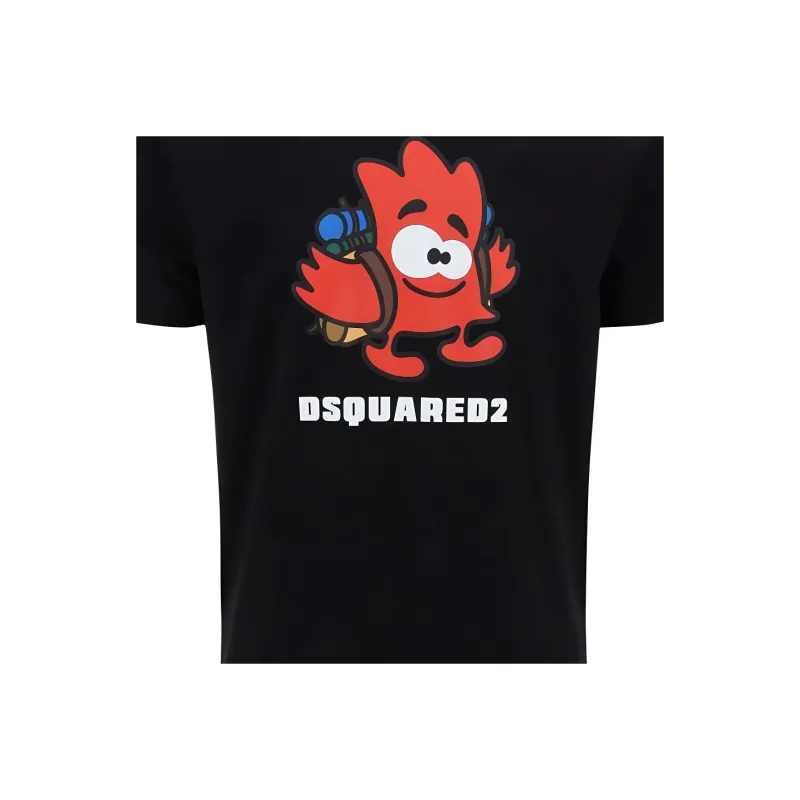 DSQUARED 2 T Shirts Men Black-4