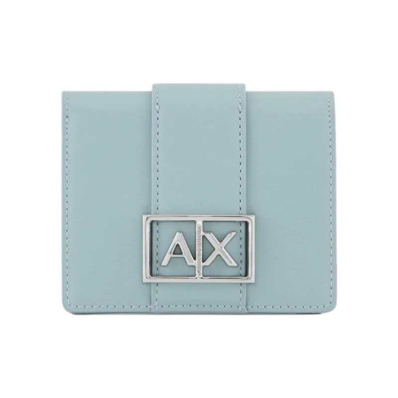 ARMANI EXCHANGEAE Polyester Wallet Trumpets Women's Light Blue-0