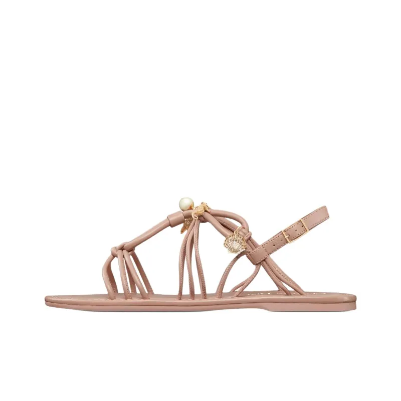 DIOR Dioriviera D Sand One Strap Sandals Women's Pink-0