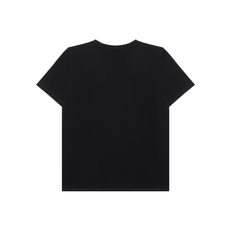 BALMAIN Flocked Logo T-Shirt-1