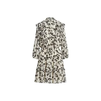LAUREN RALPH LAUREN SS25 Long Sleeved Dress Women's Beige