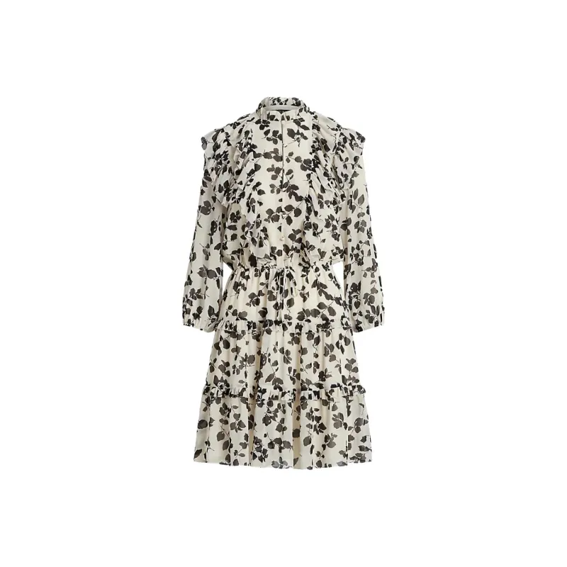 LAUREN RALPH LAUREN SS25 Long Sleeved Dress Women's Beige-0