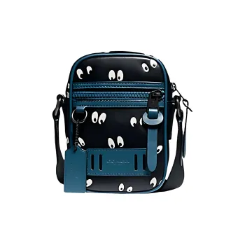 Disney X COACH Terrain Cellphone Pouches Black