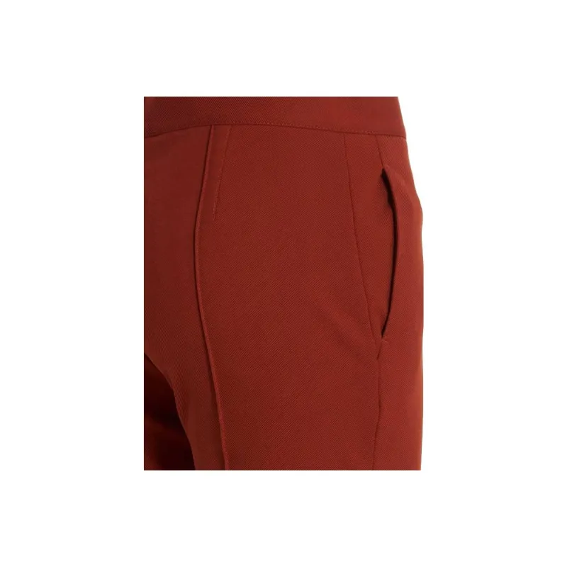 FERRAGAMO SS23 Knitted Sweatpants Women's Orange-5