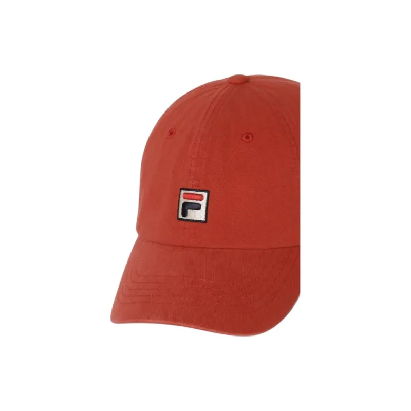 FILA Cotton Baseball Caps Unisex Orange-2