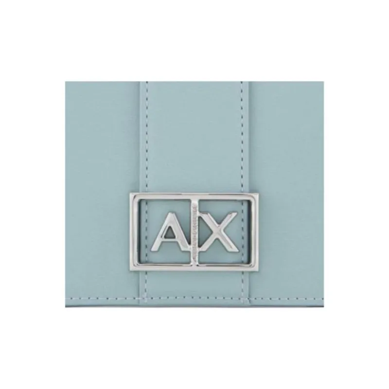 ARMANI EXCHANGEAE Polyester Wallet Trumpets Women's Light Blue-4