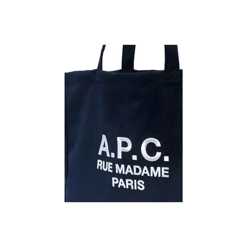 A.P.C Logo Printed Tote Bag-4