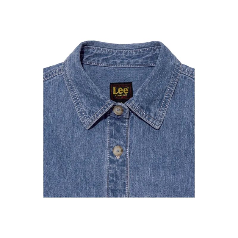 Lee Short Sleeved Dress Women's Deep Indigo-2