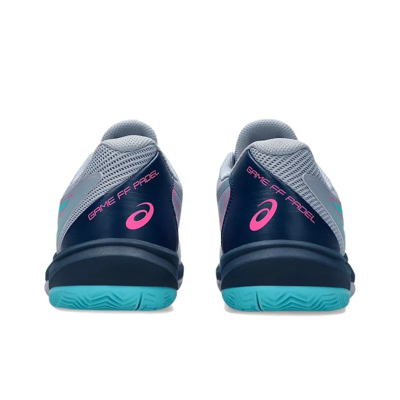Asics Game Ff Padel Grey Blue Energy Aqua-4