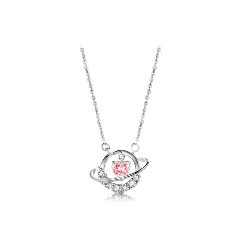 Teddy Bear Collection S925 Silver Necklaces Women's-0