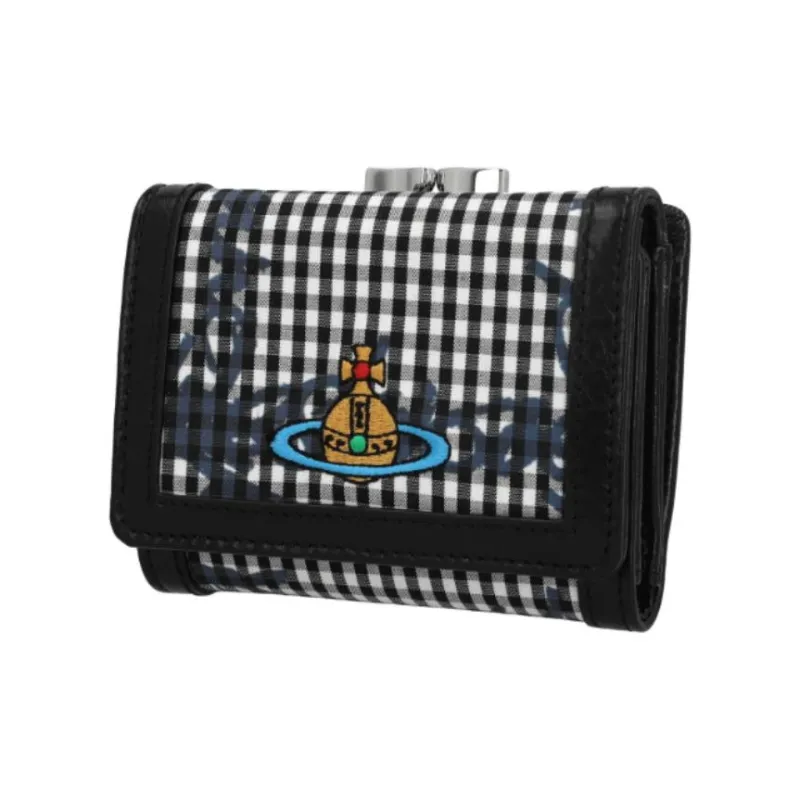 Vivienne Westwood Cotton Wallet Women's Black-1