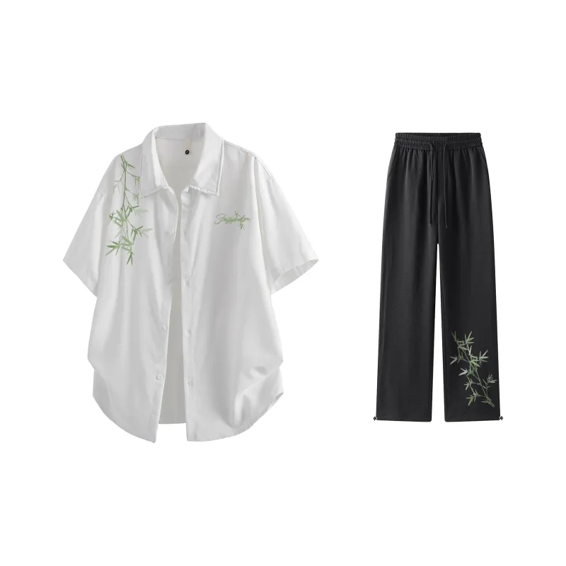JINBEILE Shirt Matching Set Unisex-6