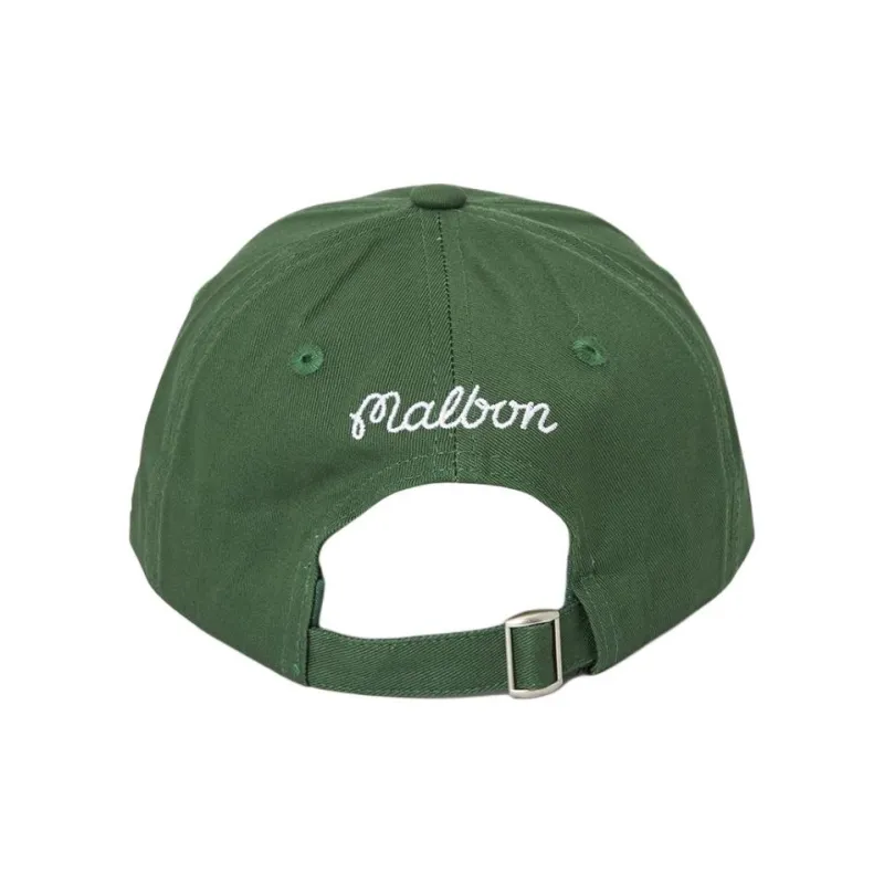 Malbon Golf Cotton Baseball Caps Unisex Green-2