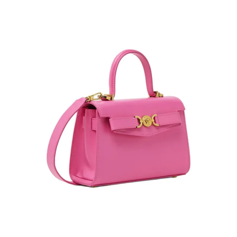 VERSACE Medusa '95 Calfskin Shoulder Bag, Crossbody Bag, Handbag Trumpets Women's Pink-1