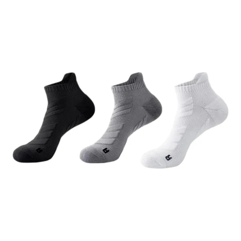 TLXT Running Socks Men's Students Outdoor Fitness Breathable Comfortable, Moisture Wicking Durable 3 Pack-11