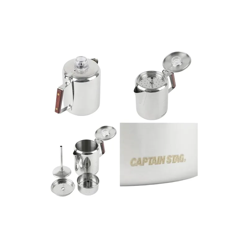 CAPTAIN STAG Outdoor Water Equipment Outdoor Water Bottle 0.9 Liter Camping Stainless Steel 170*105*145 Cm-1