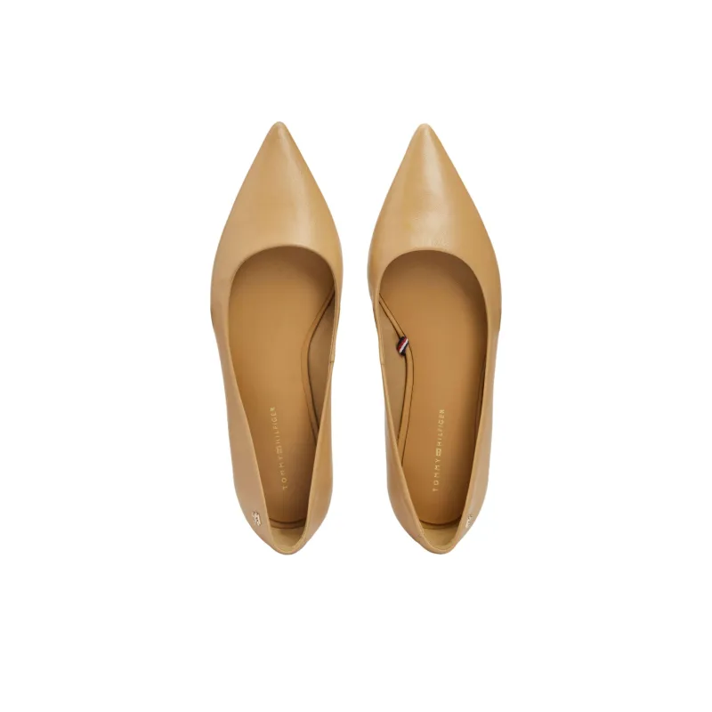 Tommy Hilfiger TH Monogram Casual Single Shoes 1.6cm Women's Yellow-3