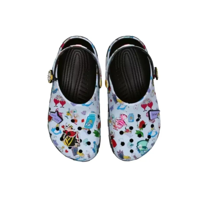 Crocs Disney X Classic Clog 'Alice In Wonderland Character Print'-2