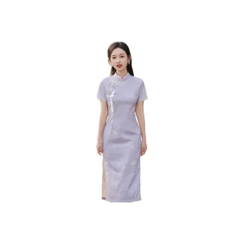 Mu Xiao Xin Cheongsams Women's Purple